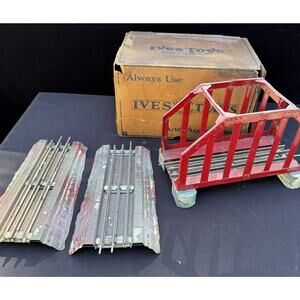 IVES Prewar Toy Train Track Accessory Model 1800’s Bridge Lionel Production Rare